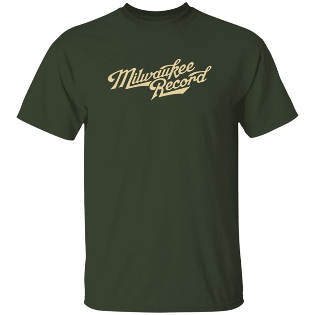 Milwaukee Record Green Shirt Milwaukee Record Green Shirt