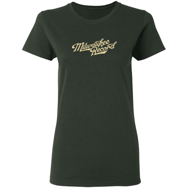 Milwaukee Record Green Shirt Milwaukee Record Green Shirt
