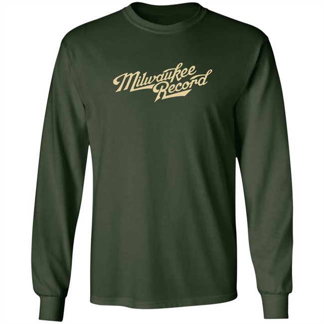 Milwaukee Record Green Shirt Milwaukee Record Green Shirt