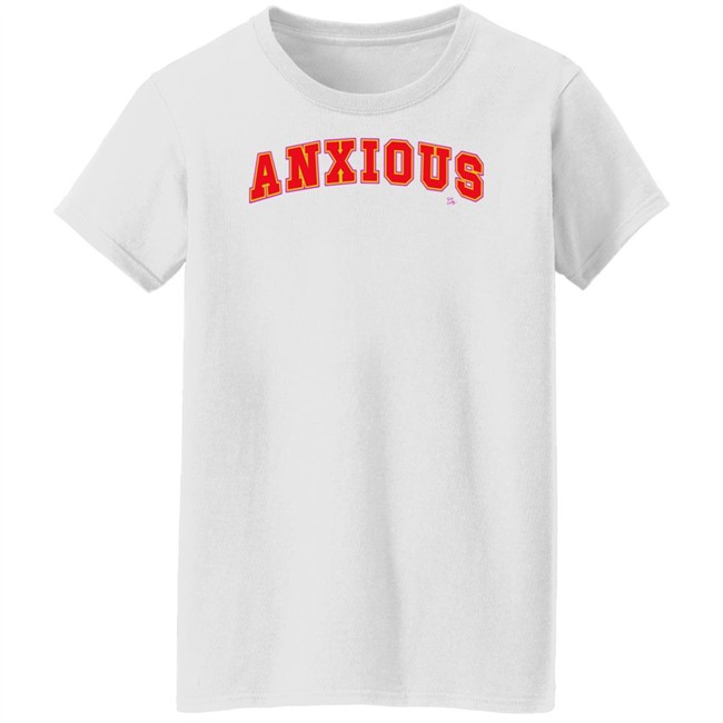 Tom Cardy Merch Anxious White T Shirt Tom Cardy Merch Anxious White T Shirt