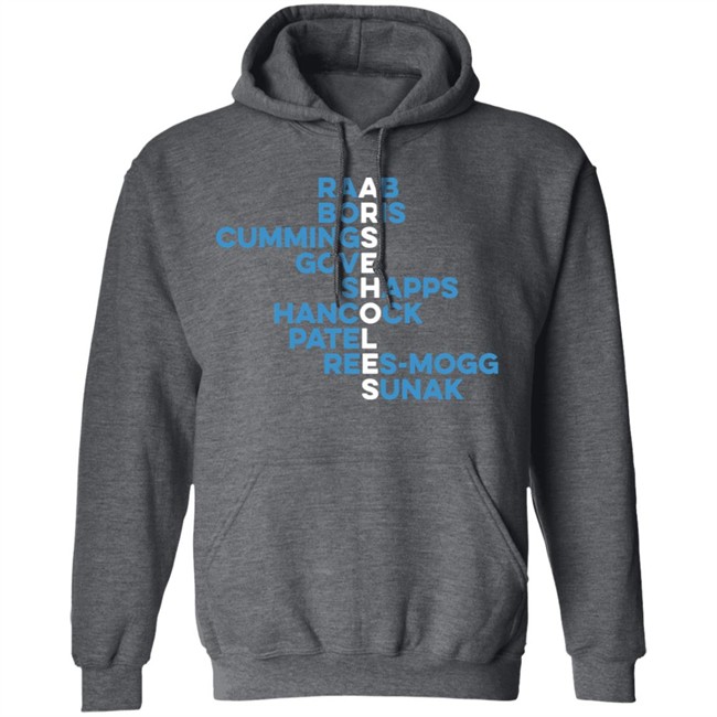 Arseholes Raab Boris Cummings Gove Shapps Hancock Patel Rees-Mogg Sunak Shirt Lancometee Merch Marcus Tn Arseholes Raab Boris Cummings Gove Shapps Hancock Patel Rees-Mogg Sunak Shirt Lancometee Merch Marcus Tn