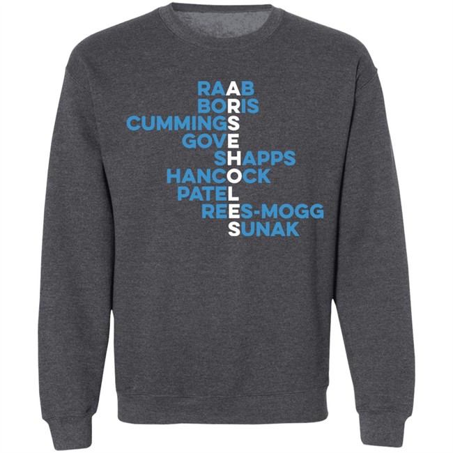 Arseholes Raab Boris Cummings Gove Shapps Hancock Patel Rees-Mogg Sunak Shirt Lancometee Merch Marcus Tn Arseholes Raab Boris Cummings Gove Shapps Hancock Patel Rees-Mogg Sunak Shirt Lancometee Merch Marcus Tn