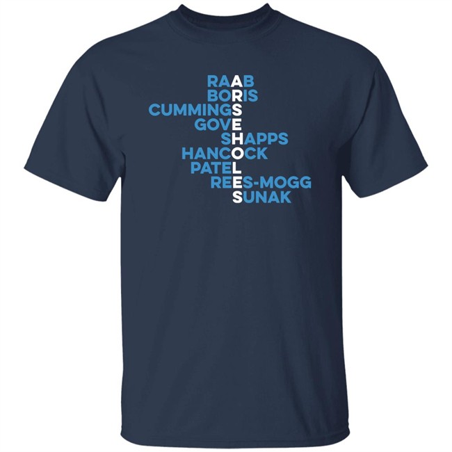 Arseholes Raab Boris Cummings Gove Shapps Hancock Patel Rees-Mogg Sunak Shirt Lancometee Merch Marcus Tn Arseholes Raab Boris Cummings Gove Shapps Hancock Patel Rees-Mogg Sunak Shirt Lancometee Merch Marcus Tn