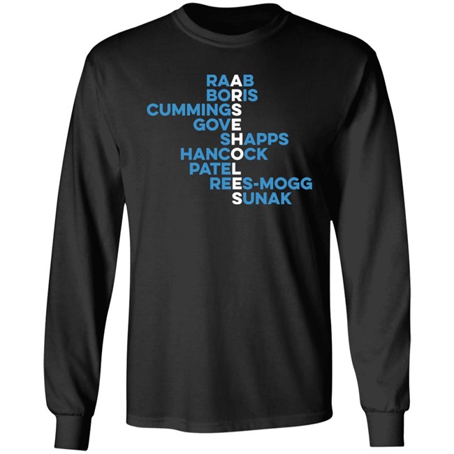 Arseholes Raab Boris Cummings Gove Shapps Hancock Patel Rees-Mogg Sunak Shirt Lancometee Merch Marcus Tn Arseholes Raab Boris Cummings Gove Shapps Hancock Patel Rees-Mogg Sunak Shirt Lancometee Merch Marcus Tn
