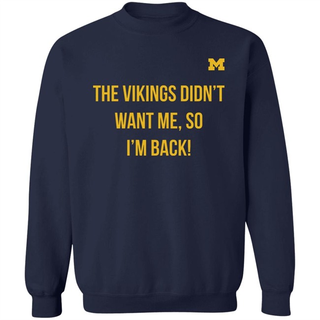 Barstool Spartans Jimbo The Viking Didn't Want Me So I'm Back Sweatshirt