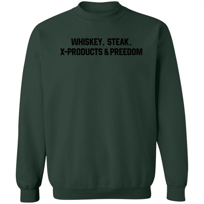 Whiskey Steak X Products And Freedom Shirt Whiskey Steak X Products And Freedom Shirt