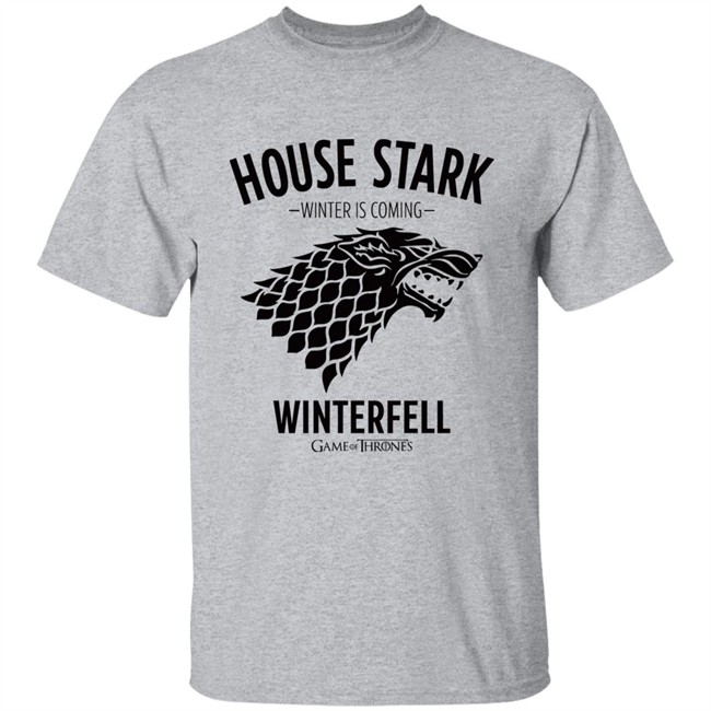 Rukus House Stark Winter Is Coming Winterfell Game Of Throne Shirt