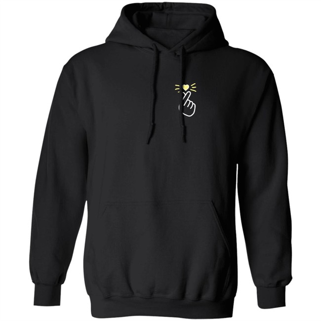 Girbeagly Finger Heart Hoodie Girbeagly Finger Heart Hoodie