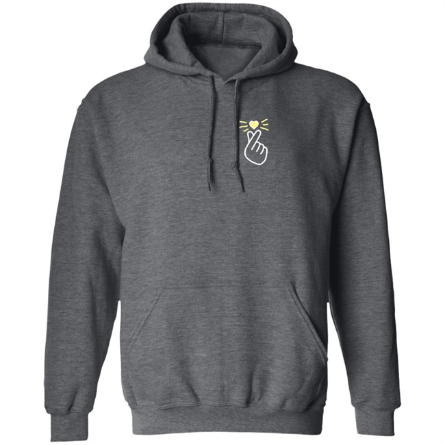 Girbeagly Finger Heart Hoodie Girbeagly Finger Heart Hoodie