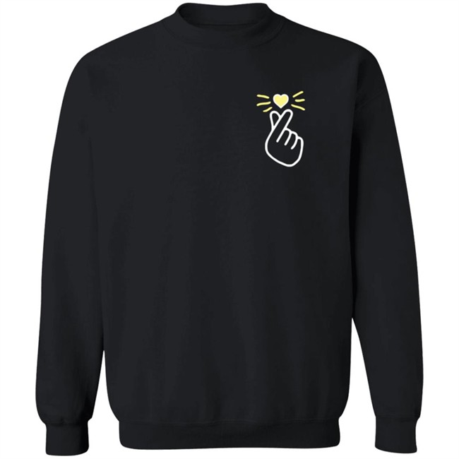 Girbeagly Finger Heart Hoodie Girbeagly Finger Heart Hoodie