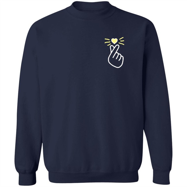 Girbeagly Finger Heart Hoodie Girbeagly Finger Heart Hoodie