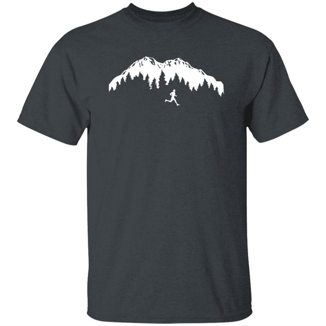 Trail Runner In The Mountains Running Tee Shirt Trail Runner In The Mountains Running Tee Shirt