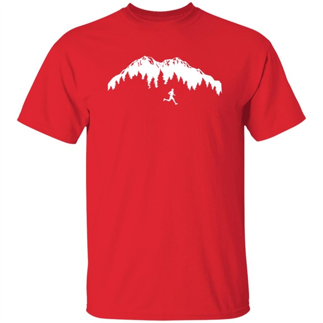 Trail Runner In The Mountains Running Tee Shirt Trail Runner In The Mountains Running Tee Shirt