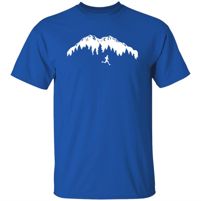 Trail Runner In The Mountains Running Tee Shirt Trail Runner In The Mountains Running Tee Shirt