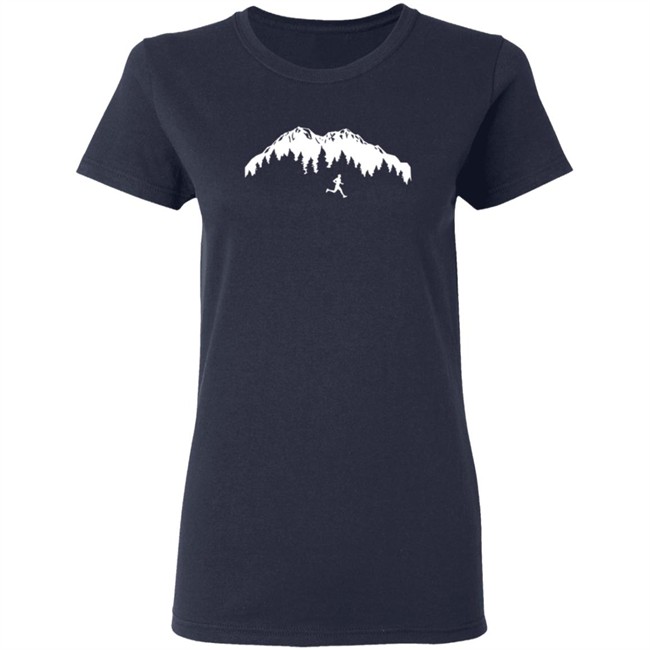 Trail Runner In The Mountains Running Tee Shirt Trail Runner In The Mountains Running Tee Shirt