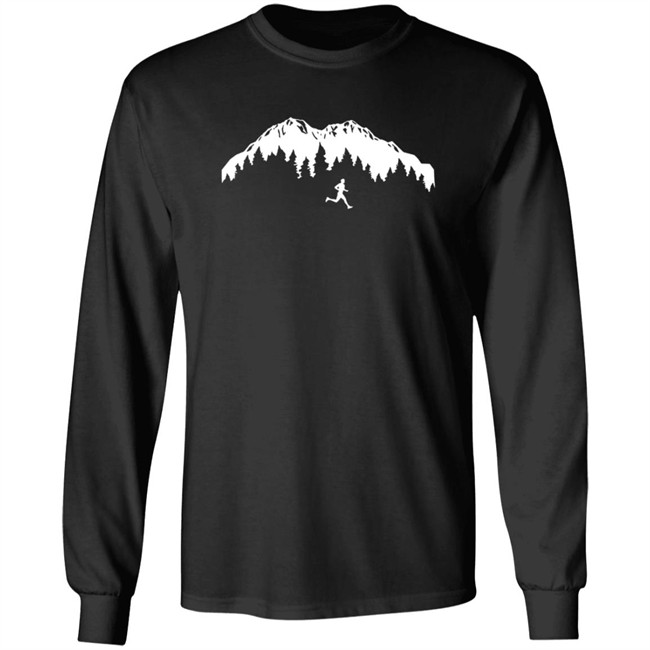 Trail Runner In The Mountains Running Tee Shirt Trail Runner In The Mountains Running Tee Shirt