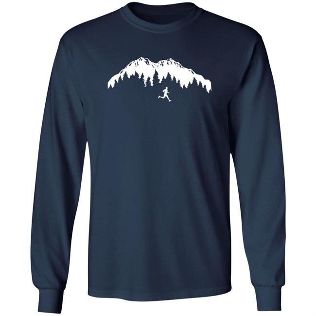 Trail Runner In The Mountains Running Tee Shirt Trail Runner In The Mountains Running Tee Shirt