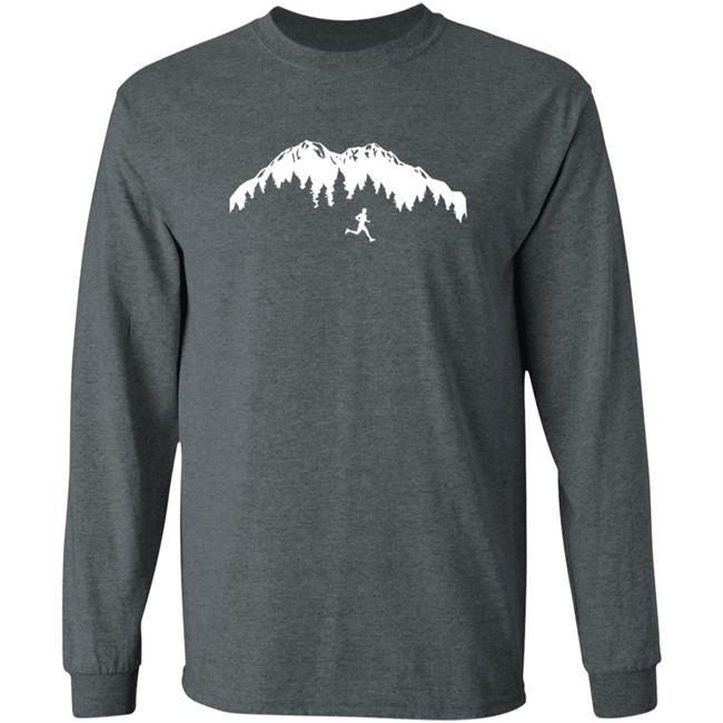 Trail Runner In The Mountains Running Tee Shirt Trail Runner In The Mountains Running Tee Shirt