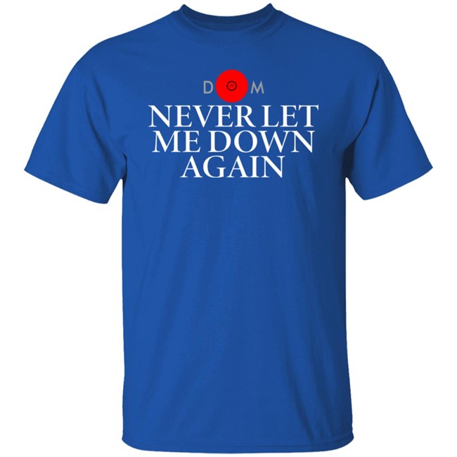 Never Let Me Down Again DM white logo Shirt Matt Pinfield Never Let Me Down Again DM white logo Shirt Matt Pinfield