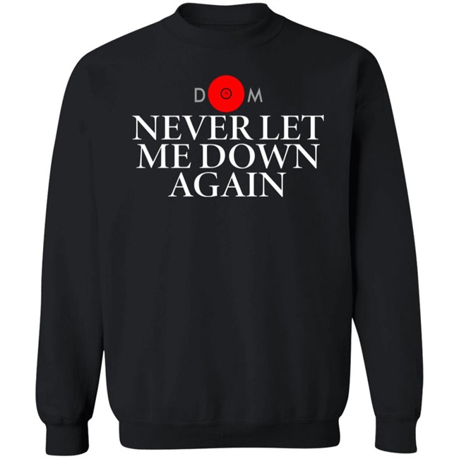 Never Let Me Down Again DM white logo Shirt Matt Pinfield Never Let Me Down Again DM white logo Shirt Matt Pinfield