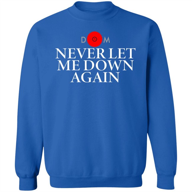 Never Let Me Down Again DM white logo Shirt Matt Pinfield Never Let Me Down Again DM white logo Shirt Matt Pinfield