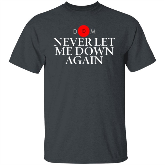 Never Let Me Down Again DM white logo Shirt Matt Pinfield Never Let Me Down Again DM white logo Shirt Matt Pinfield