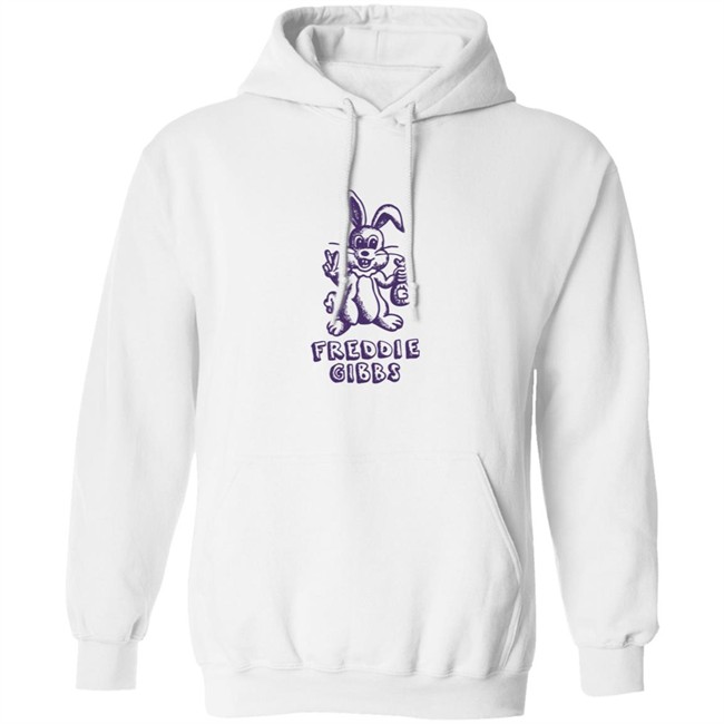 Cartoon Bunny Hoodie Pink