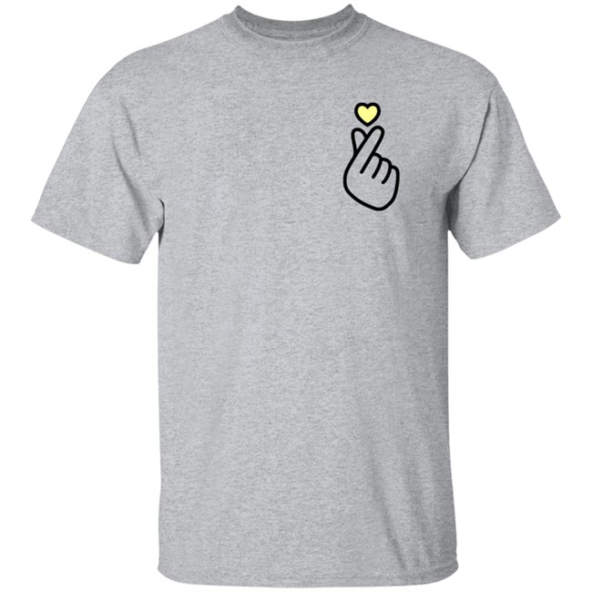 Second City Prints Finger Heart Hoodie White Second City Prints Finger Heart Hoodie White