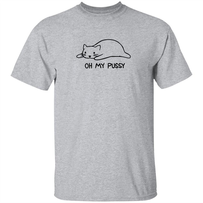 Danny Duncan Merch Oh My Pussy Grey Tee Danny Duncan Merch Oh My Pussy Grey Tee