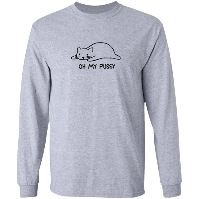 Danny Duncan Merch Oh My Pussy Grey Tee Danny Duncan Merch Oh My Pussy Grey Tee