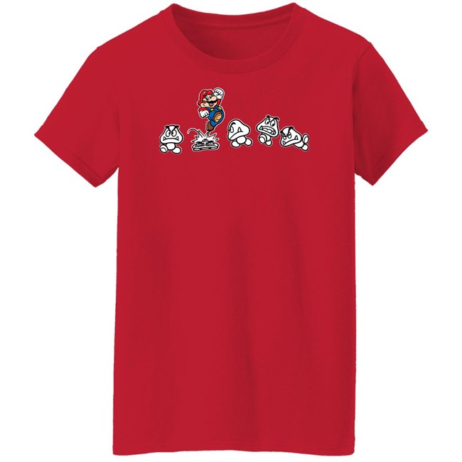 Nintendo Merch Super Mario And Goombas T Shirt Nintendo Merch Super Mario And Goombas T Shirt