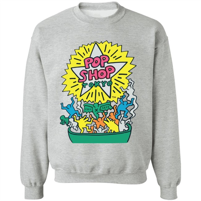 Orange Keith Haring Pop Shop Tokyo Shirt Orange Keith Haring Pop Shop Tokyo Shirt