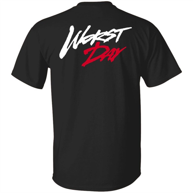 Freebandz Fbg Shop Merch Worst Day Tee Shirt Black Freebandz Fbg Shop Merch Worst Day Tee Shirt Black