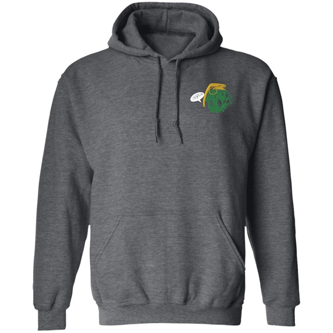 Thicc Boy Merch Oops Grenade Long Body Black Tee Thicc Boy Merch Oops Grenade Long Body Black Tee