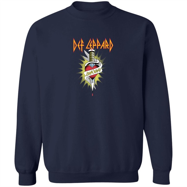 Def Leppard Love Bites Hoodie Def Leppard Love Bites Hoodie