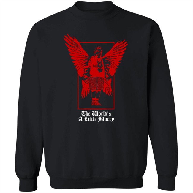 Billies Angel The Worlds A Little Blurry Hoodie Billies Angel The Worlds A Little Blurry Hoodie