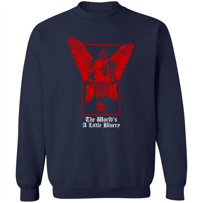 Billies Angel The Worlds A Little Blurry Hoodie Billies Angel The Worlds A Little Blurry Hoodie