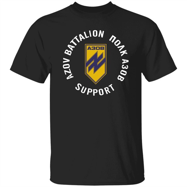 Revolt Noir Merch Azov Battalion Merch Azov Battalion Noak A30b Support Shirt