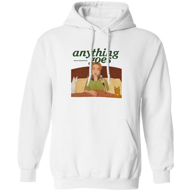 Emma Chamberlain Merch Anything Goes Tee Shirt Emma Chamberlain Merch Anything Goes Tee Shirt