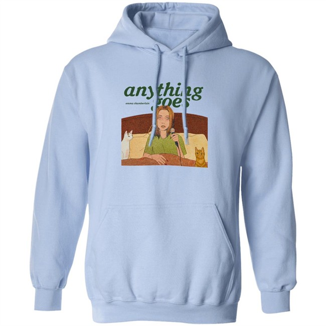 Emma Chamberlain Merch Anything Goes Tee Shirt Emma Chamberlain Merch Anything Goes Tee Shirt