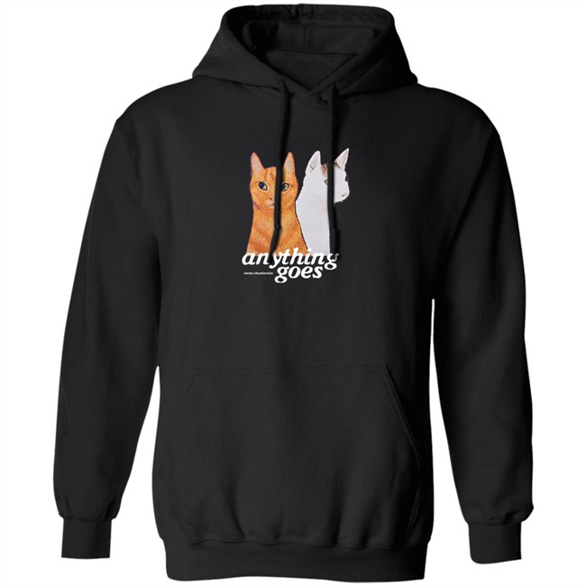 Anything Goes Emma Chamberlain Merch Anything Goes Cats Crewneck Sweatshirt Anything Goes Emma Chamberlain Merch Anything Goes Cats Crewneck Sweatshirt