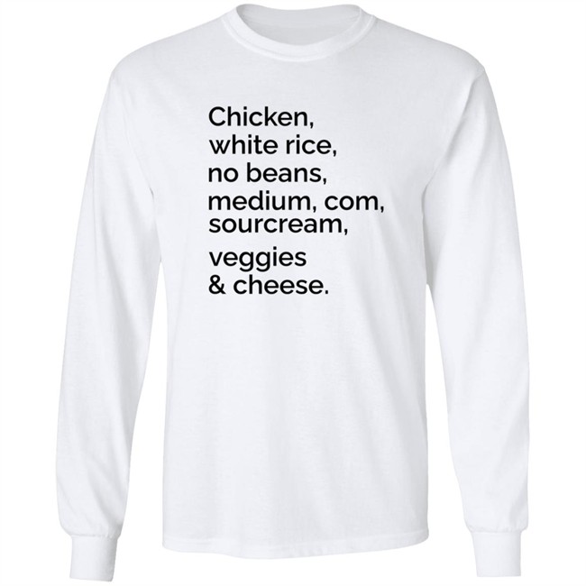 Chipotle Custom Order Long Sleeve Tee