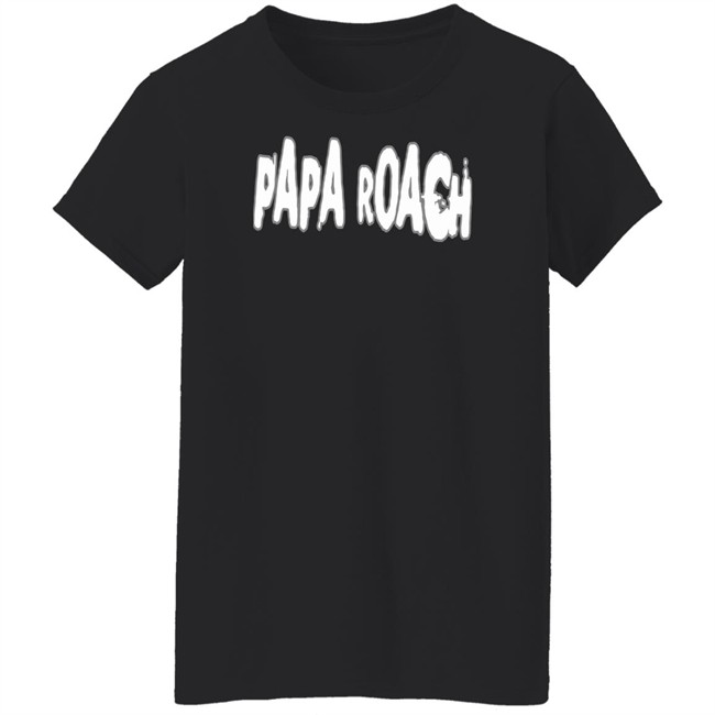 Papa Roach Merch Bootleg Logo Tee Shirt Papa Roach Merch Bootleg Logo Tee Shirt