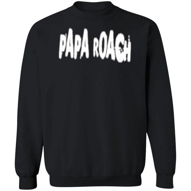Papa Roach Merch Bootleg Logo Tee Shirt Papa Roach Merch Bootleg Logo Tee Shirt