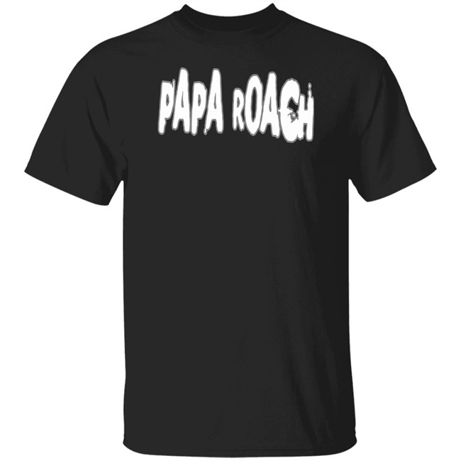 Papa Roach Merch Bootleg Logo Tee Shirt