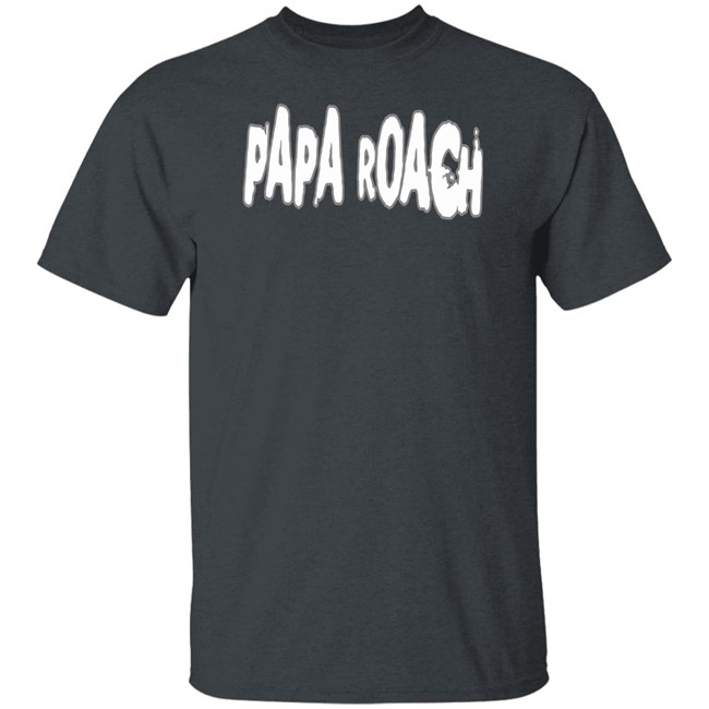 Papa Roach Merch Bootleg Logo Tee Shirt Papa Roach Merch Bootleg Logo Tee Shirt
