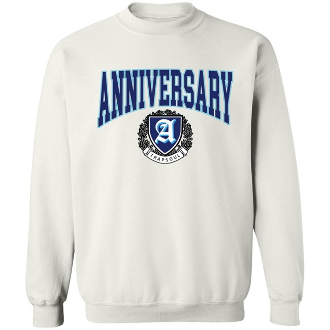Deluxe Anniversary White Varsity T Shirt Deluxe Anniversary White Varsity T Shirt