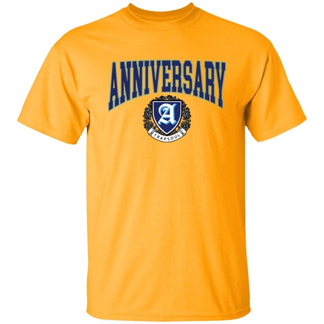 Deluxe Anniversary White Varsity T Shirt Deluxe Anniversary White Varsity T Shirt