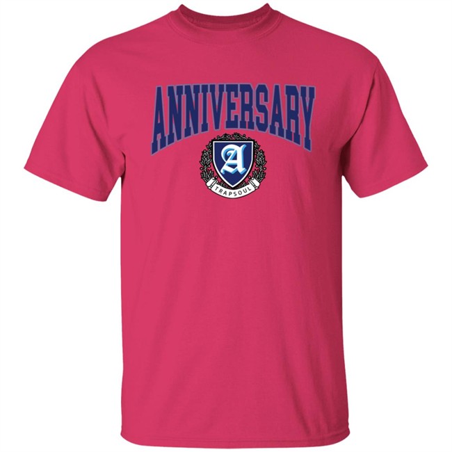 Deluxe Anniversary White Varsity T Shirt Deluxe Anniversary White Varsity T Shirt
