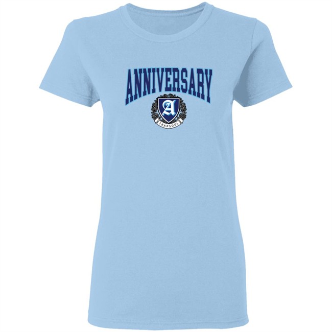 Deluxe Anniversary White Varsity T Shirt Deluxe Anniversary White Varsity T Shirt